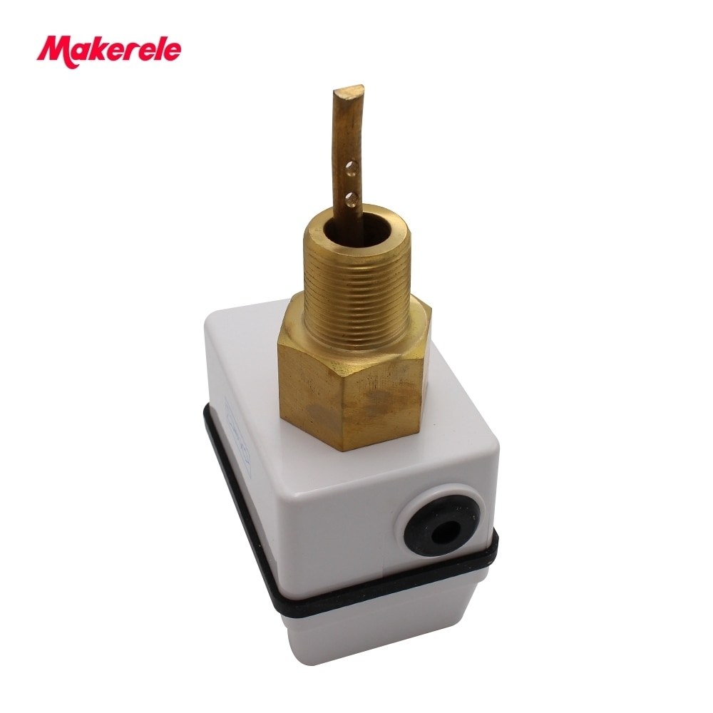 Brass Paddle Flow Switches For Gas And Liquid Paddle Flow Sensor Air Conditioner Parts AC 250V 15A Liquid Flow Switch MK-FS01