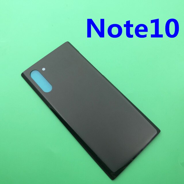 Samsung galaxy note 10 plus 10+  :lle takakansi lasi takaluukun kotelon kansi vaihtopuhelinkotelo samsung note 10: lle: Huomautus 10 musta
