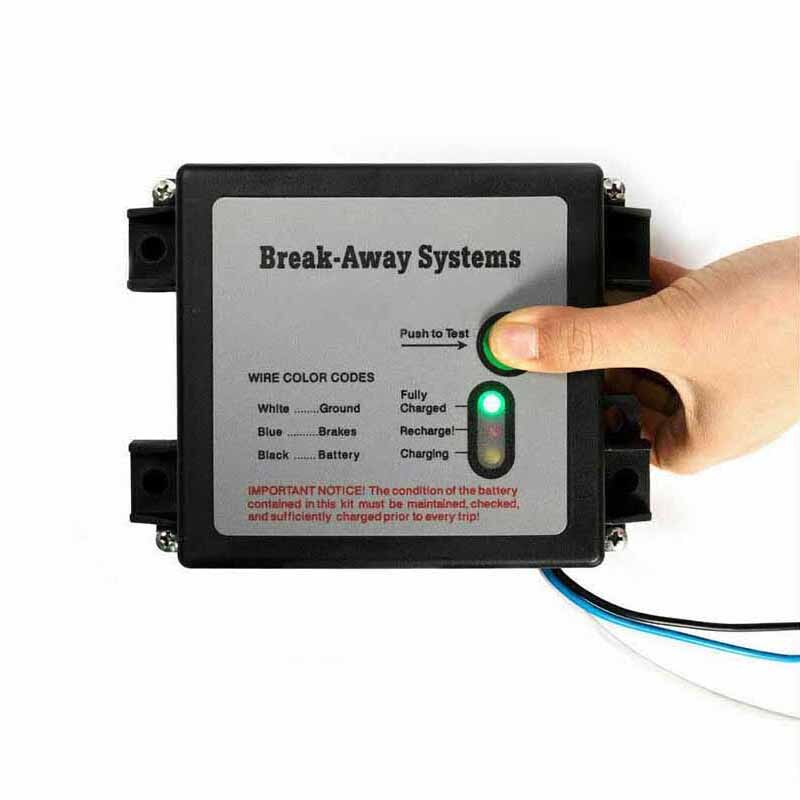 Break Away System LED Battery Meter Trailer Caravan Towing Breakaway Switch Battery Car Clutch Brake Protector