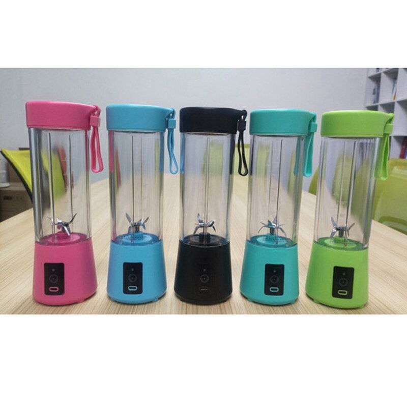 Juicer 6 Blades Blender Draagbare Usb Draadloze Mixer Elektrische Juicer Machine Ijs Smoothie Vruchtensap Mixer