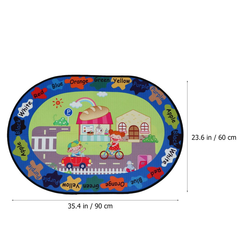 1pc bébé ramper tapis dessin animé tapis de sol enfants tapis de jeu coloré zone de jeu tapis