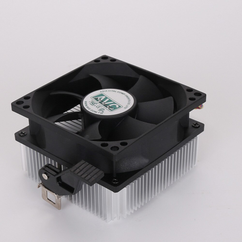 Diy ledet heatsink 80*80*50mm ren aluminium kjøleribbe radiator med vifte til 10w-100w ledet vokse chip kolbe ledet kjøligere kjøling