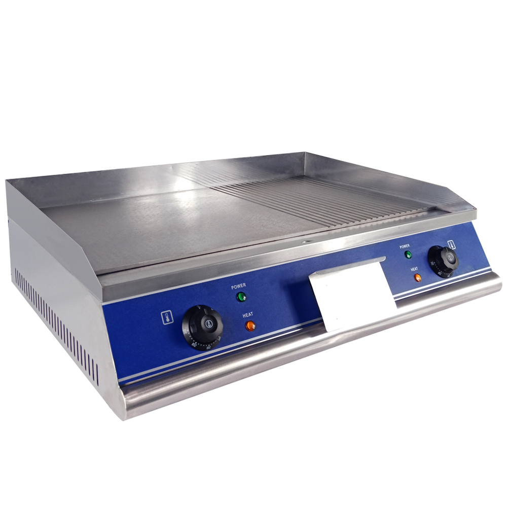 Commercial Home Electric Grill With Temperature Control Stainless Steel Griddle Flat Plate