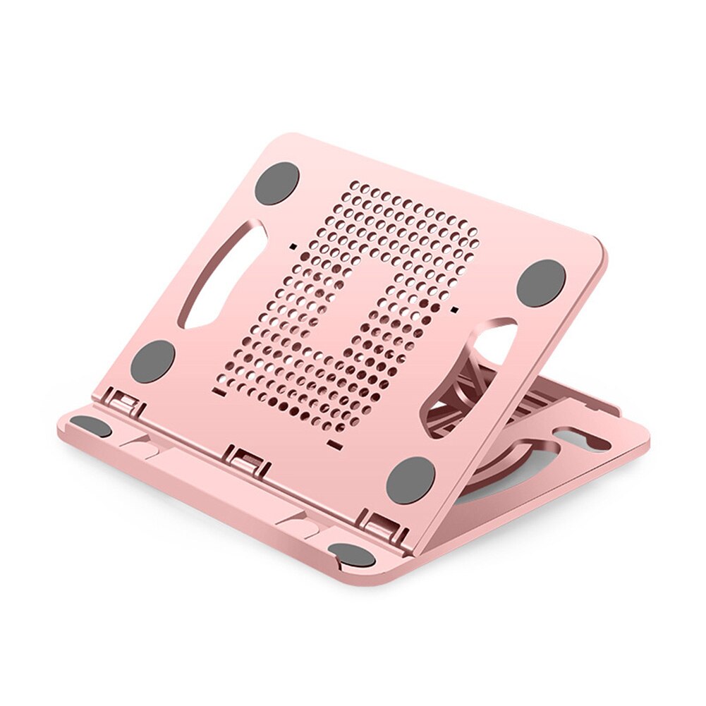 Foldable Laptop tablet Stand With Cooling Fan Heat Dissipation Aluminum For Desktop MacBook Air Pro Stand Notebook Holder Cooler: Holder 05