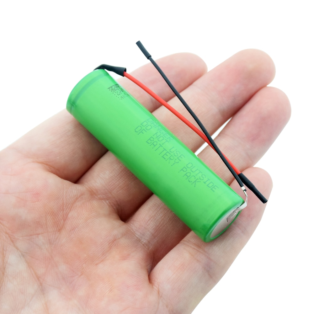 4P 3.7V 3000MAH 18650 Battery Li ion Rechargeable US18650VTC6 Flashlight Batteria With Two Wires Max.30A Discharge