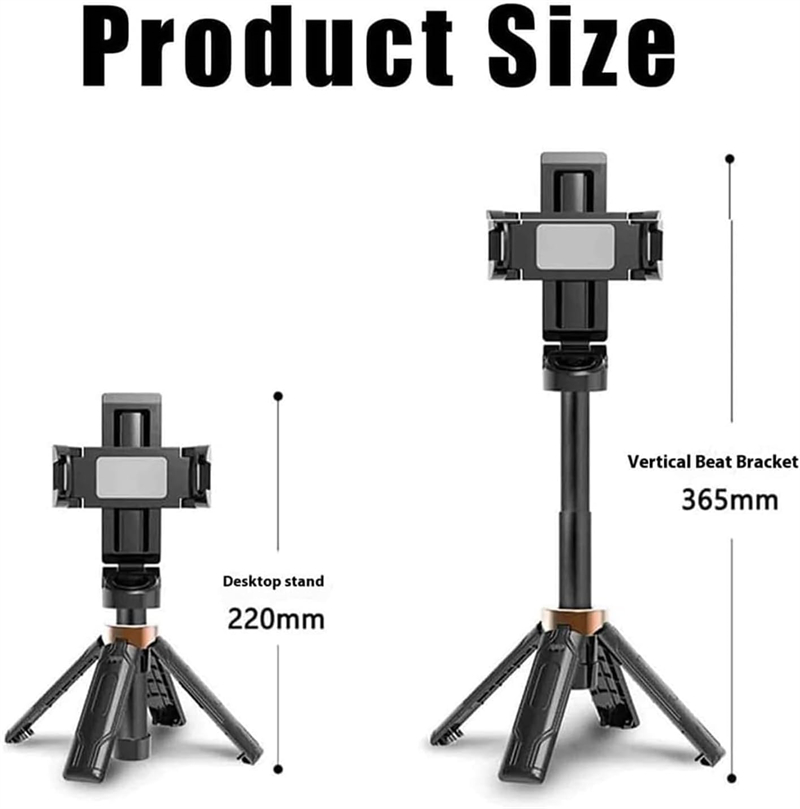 Pocket Flexible Portable Mini Bluetooth Selfie Stick Telescopic Multifunctional Tripod Stand for IPhone Android Phone Monopod