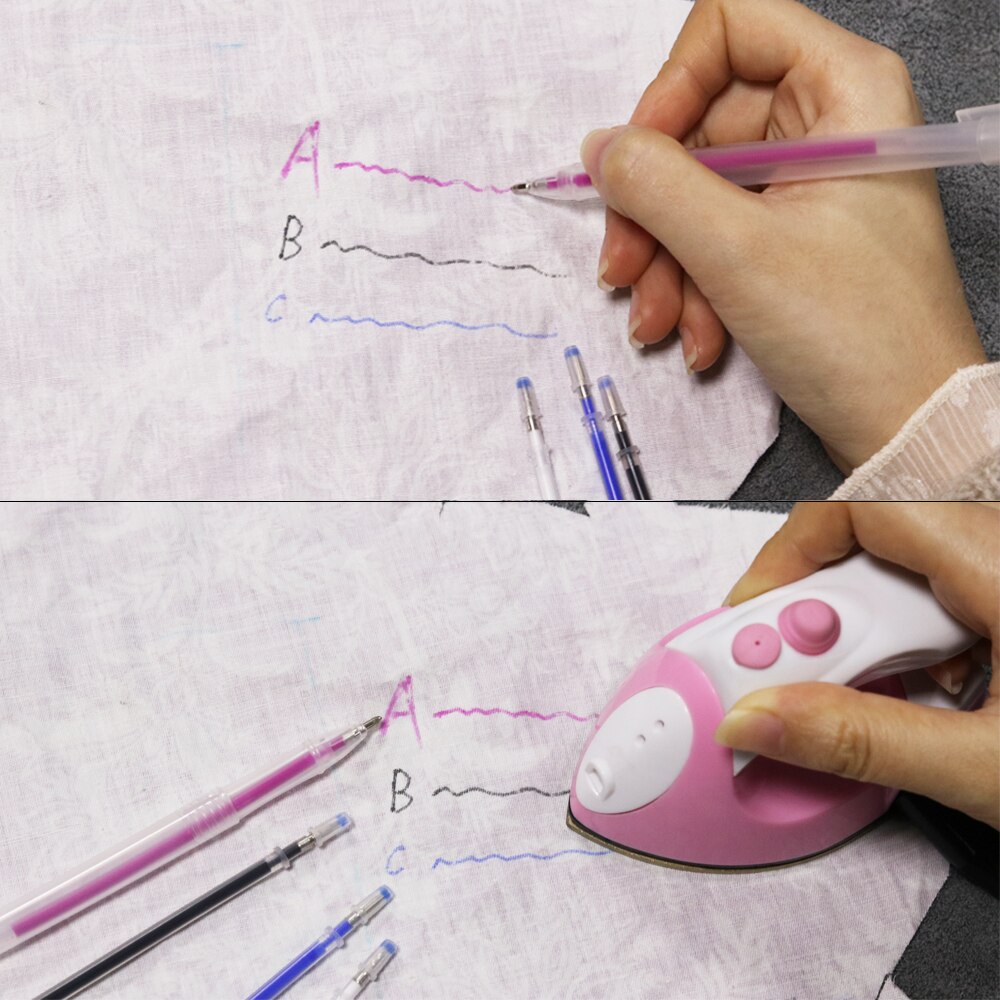 20pcs/Lot Heat Erasable Pen Refill High Temperature Disappearing Fabric Marker Pen For Clothing Leather Mark Sewing Tools