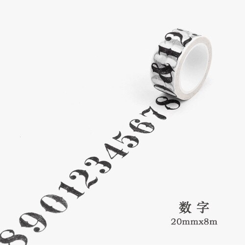 Retro Newspaper Map Gothic Decorative Adhesive Tape Washi Tape DIY Scrapbooking Masking Tape School Office Supply: C