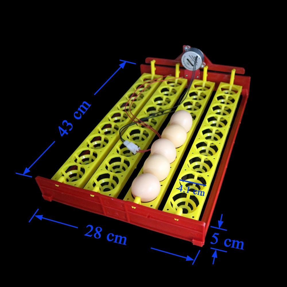 36 æg automatisk inkubator drej æg bakken kylling fasan bakke automatisk inkubator eksperimentel undervisningsudstyr