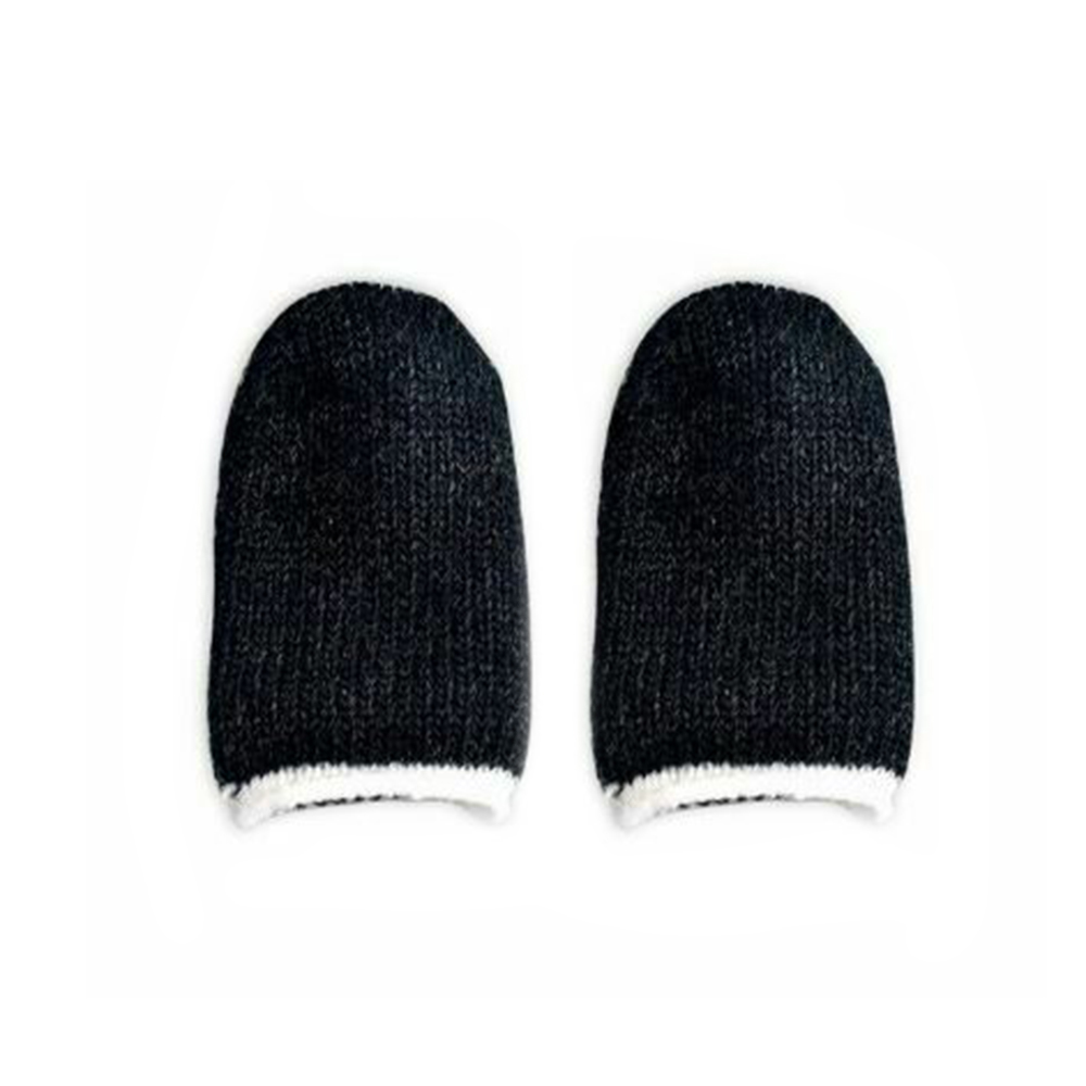 Gaming Fingerlinge - Atmungsaktiv, Schweißresistent, Kratzfester Bezug für Mobile Touchscreen Gaming: Schwarz