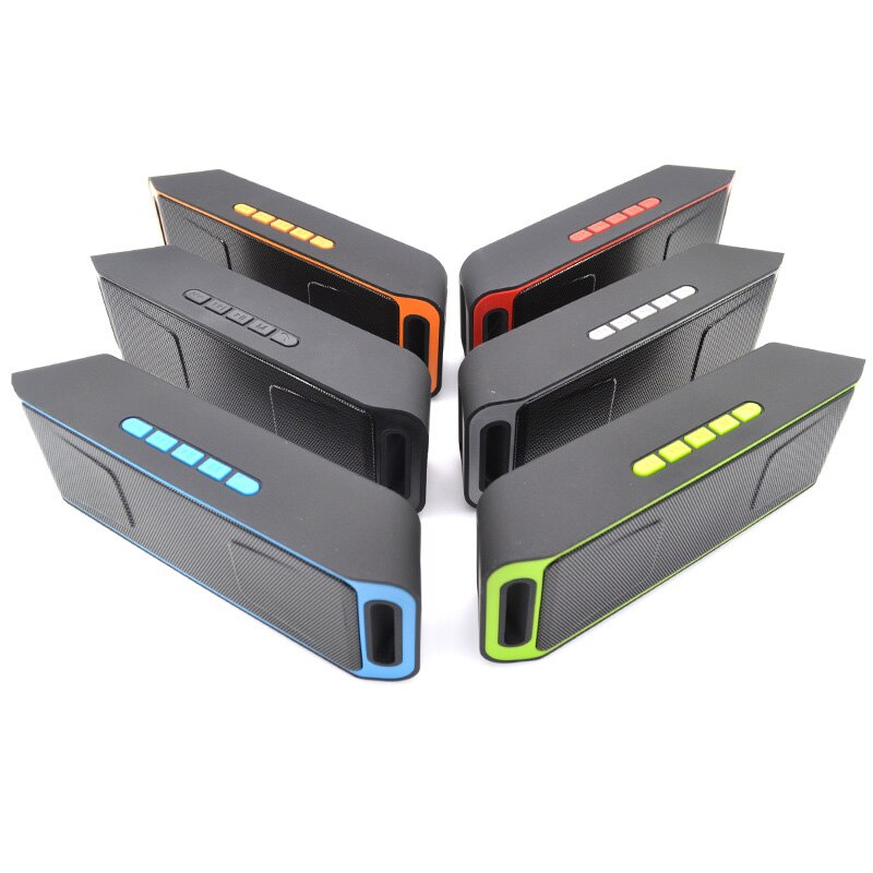 Multifunctional Portable Durable Wireless Bluetooth 4.0 Speaker TF USB FM Radio Dual Bass Sound Loudspeaker Accessories