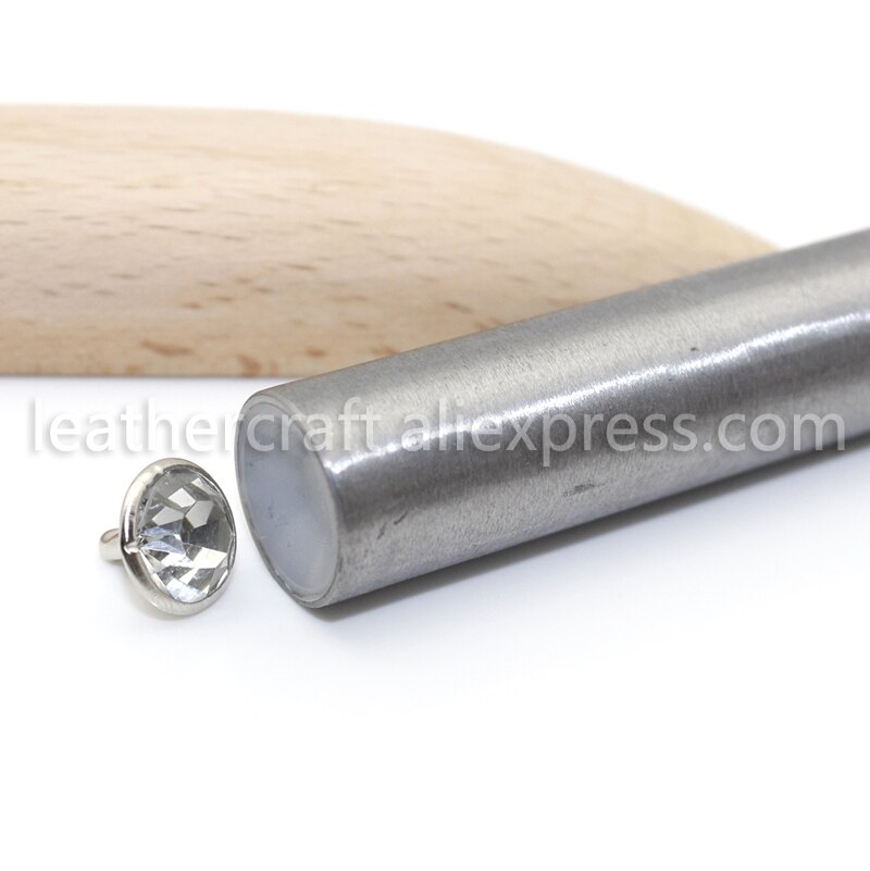 1x Kristall Strass Nieten Nieten Setter Werkzeuge Diamant Zucht Stelle Befestigung Einstellung Werkzeug Leder Handwerk Werkzeuge Hardware-