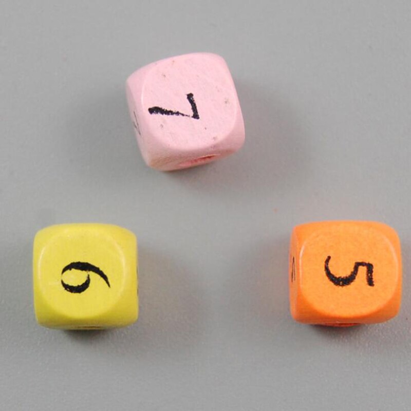 Mix math Beads Square math Number Beads Acrylic Beads DIY Jewelry Making For Bracelet Necklace Accessories