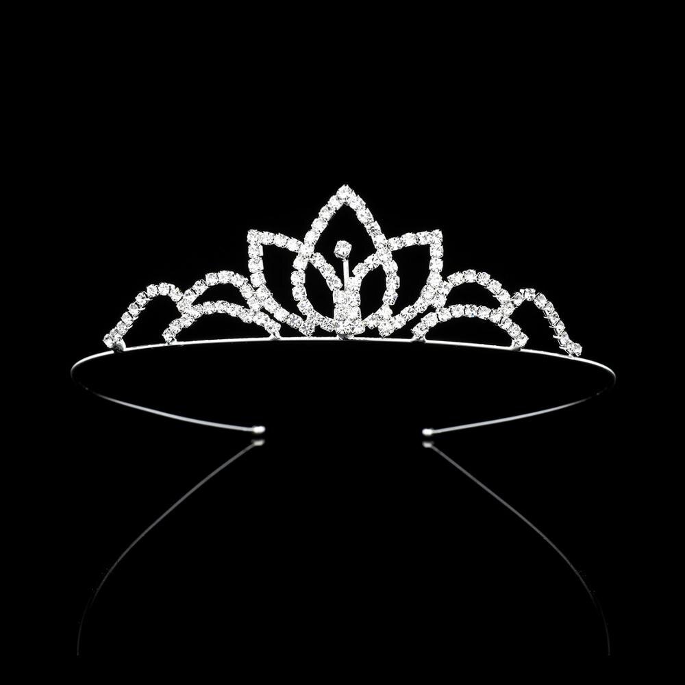 Europeu e americano nupcial coroa tiara princesa menina aniversário coroa senhoras faixa de cabelo strass acessórios para o cabelo: HG122