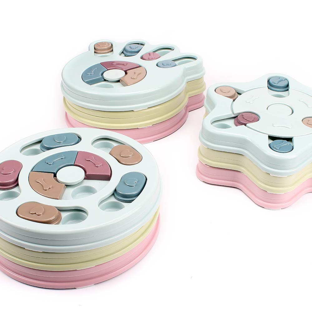 Dog Puzzle Toys Pet Dog Training Games Feeder For Small Medium Dog Puppy Increase IQ Interactive Slow Dispensing Feeding
