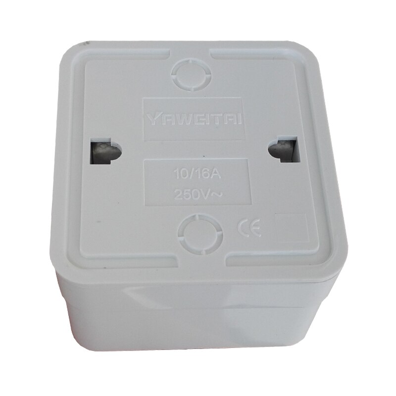 EU Plug 1/2 Outlet Wall Socket Without Ground European Adapter Charging 250V 16A Power Wall Mount Charger CE