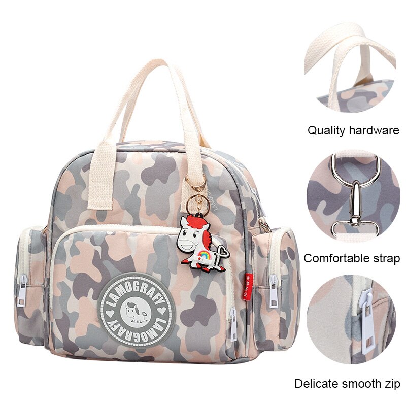 Baby Diaper Bag Large Capacity Mommy Backpacks Waterproof Baby Small Nursing Bags Nappy Bag Backpack