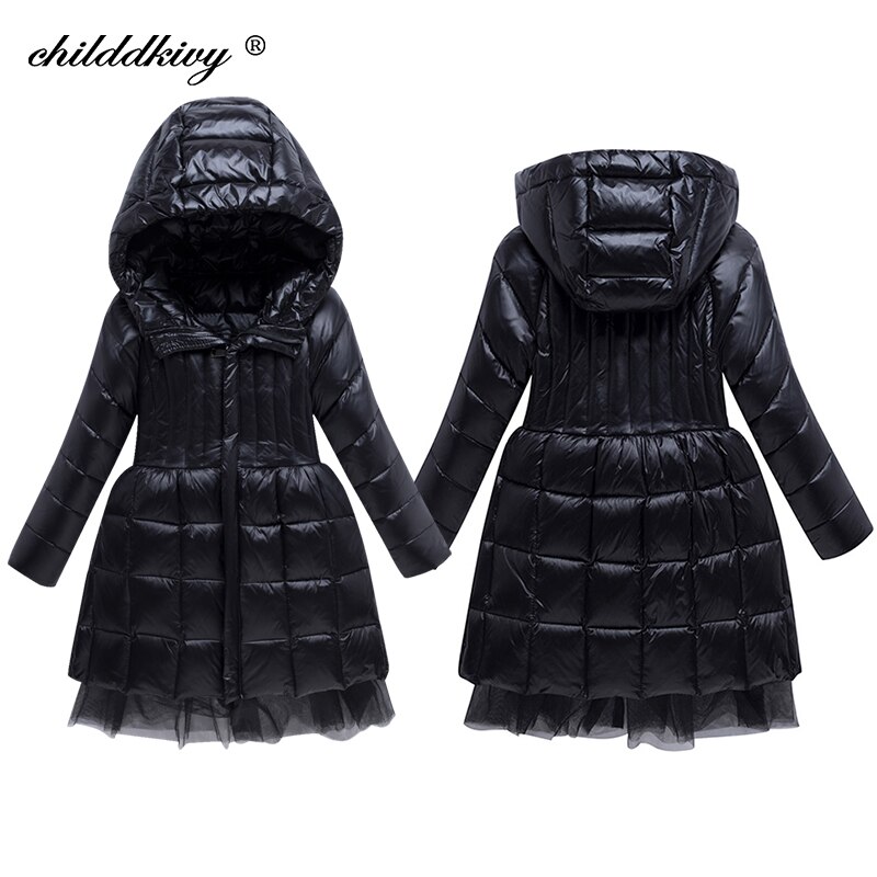 Winter Donsjack Voor Meisjes Baby Kleding Dikke Kids Down Jas Winter Parka Voor Meisje Snowsuit Kinderkleding 2 om 8 Jaar