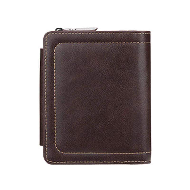 Short Wallet for Men Business Credit Card Holders Slim Men's Wallet Bifold Pu Leather Cards Wallets Luxury Purse Male