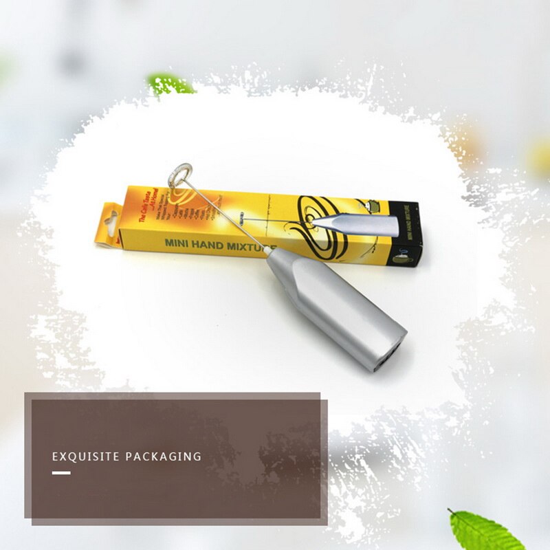 1pc elektriska mjölkskummare kök cappuccino äggvisp dryck