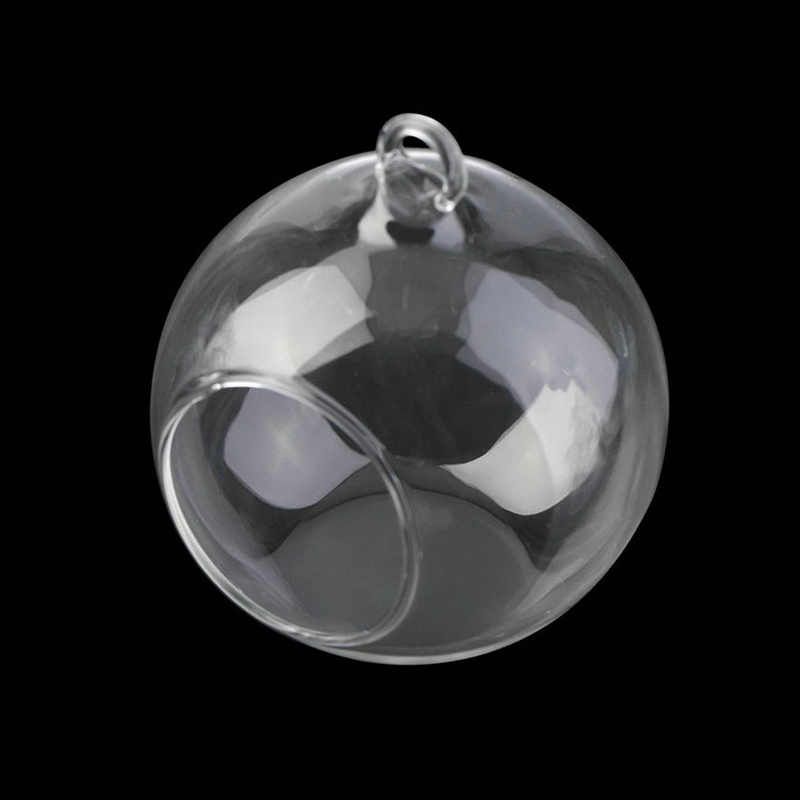 Hängande glaskula vas blomma växt krukglas behållare hemkontor dekoration heminredning hängande glas vaser ваза: 8cm