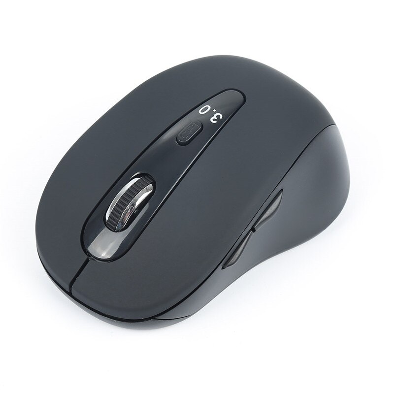 Slim Black Bluetooth Wireless Mouse 800/1200/1600/2000/2600 Dpi Draadloze Voor Laptop Windows 7/8/XP/Android: Default Title