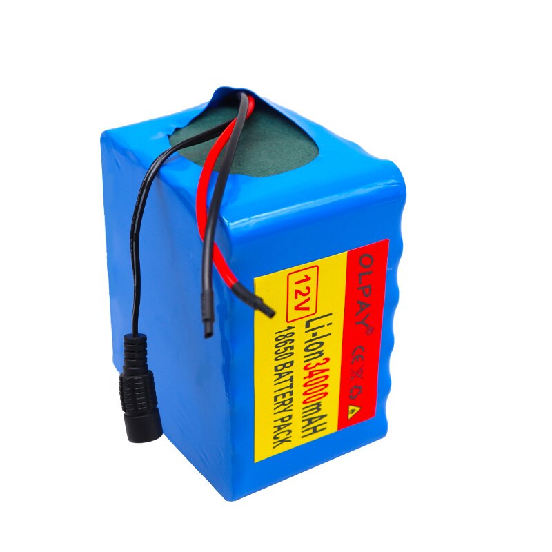 12V 34ach 3S12P 12.6V 34000mAh wysokiej mocy akumulator litowy robić falownika lampy ksenonowe światła uliczne słoneczne zwiedzanie samochodu