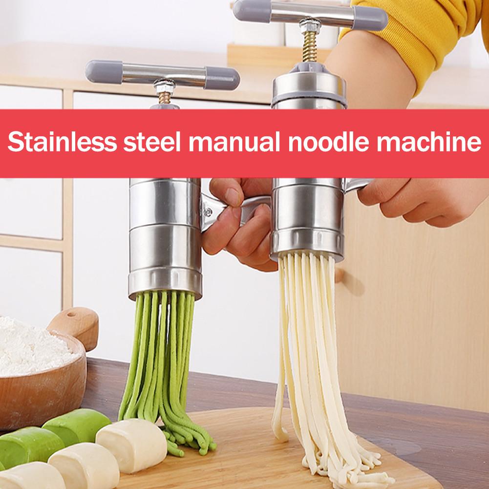 Manual Noodle Machine Stainless Steel Household Noodle Maker Kitchen Gadgets Spaetzle Makers Noodle Hallot Cutter