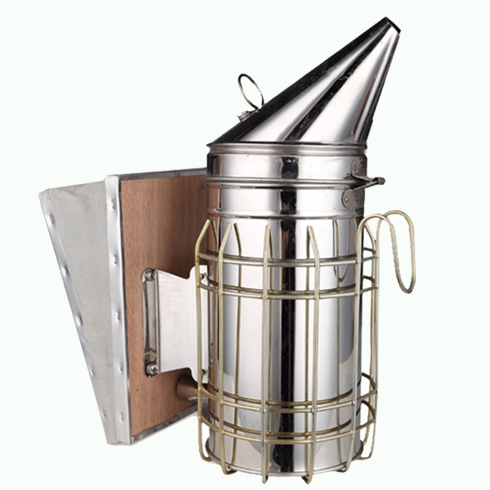 Manual Bee Smoker Stainless Steel Smoker Transmitter Kit Bee Smoke Sprayer Beehive Equipment Beekeeping Tools