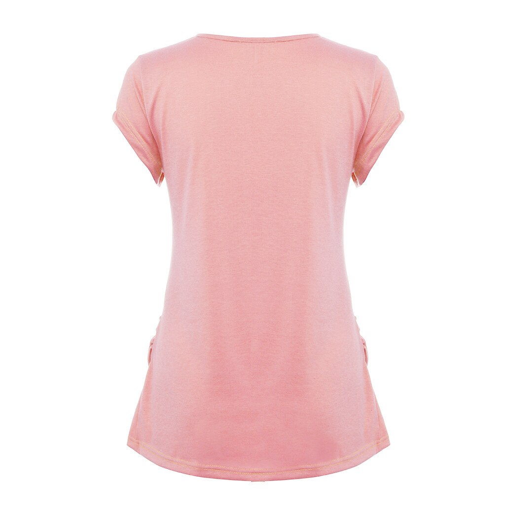 Mutterschaft T-Shirt Nette Lustige Baby Druck Gestreift Kurzarm T-Shirt Schwangere Spitzen Mutterschaft Oansatz Frauen Bluse Pflege oben