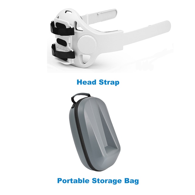 Elite Head Strap For Oculus Quest 2 VR Accessories Adjustable Oculus Quest 2 Halo Head Strap Quest 2 Strap Quest 2 Accessories: Set H