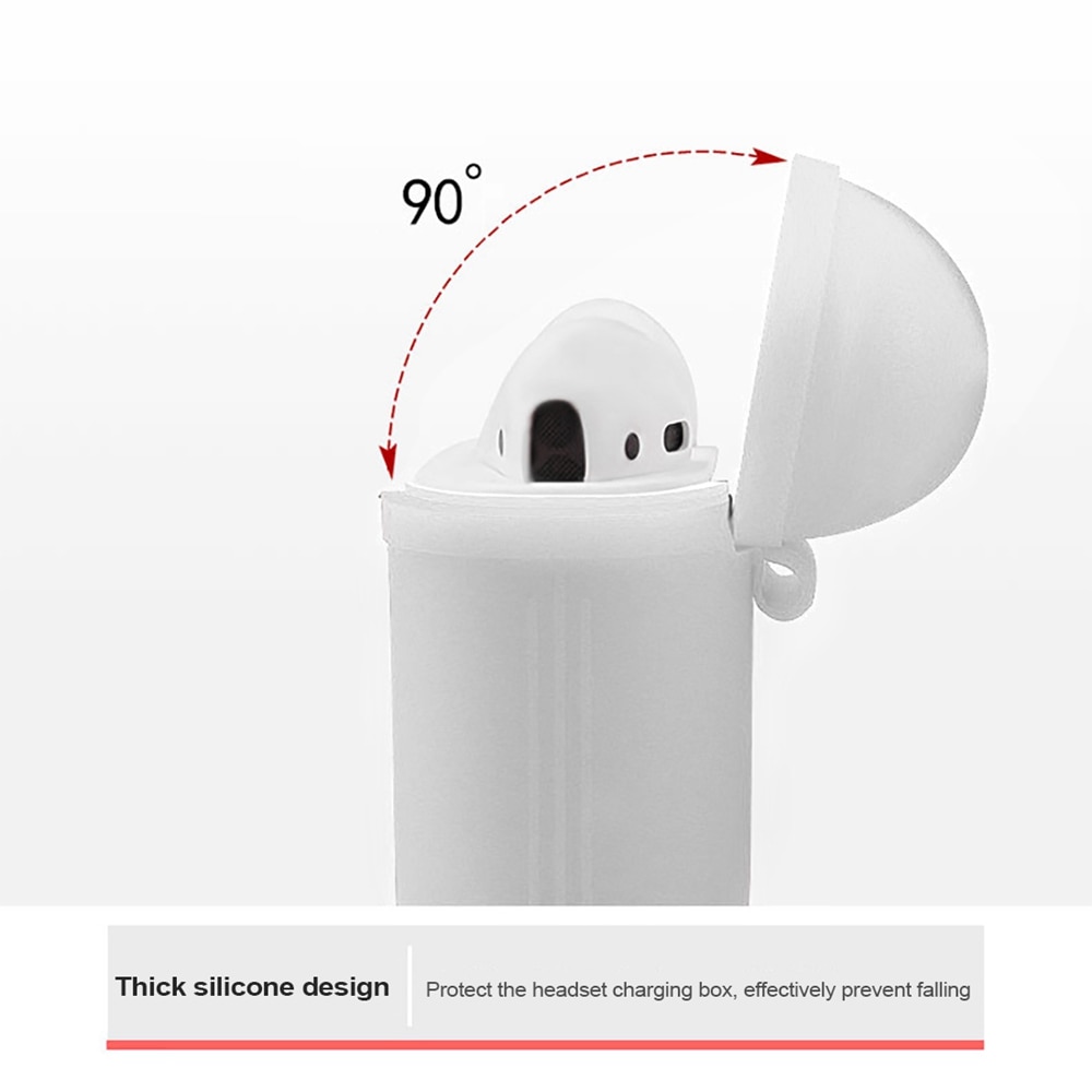 Air pods Siliconen Bluetooth Draadloze Oortelefoon Case Voor AirPods Beschermende Cover Skin Accessoires voor Apple Airpods Opladen Doos