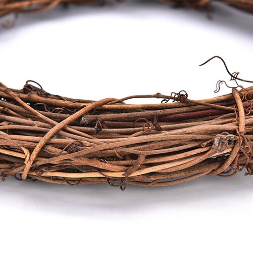 10cm/15cm/20cm kurv hengende rund krans råtnende sepakparty dekorasjon bryllup forsyninger hjem