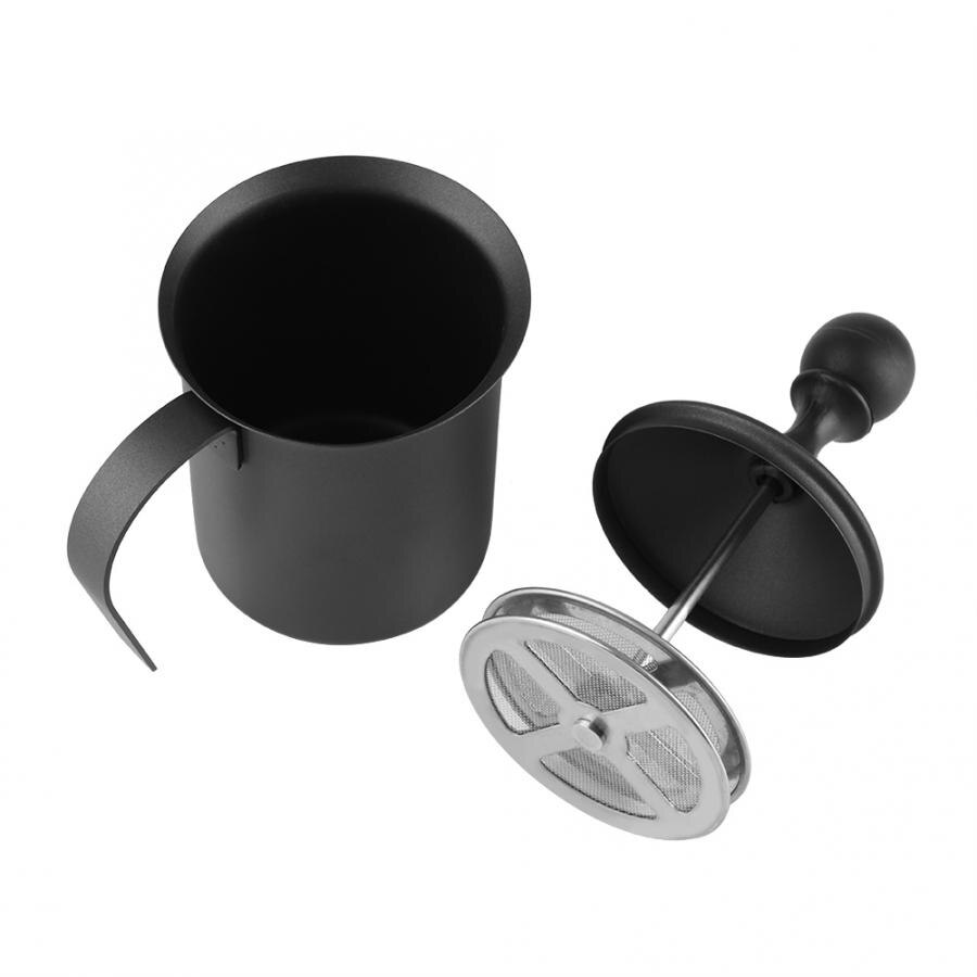 Acier inoxydable manuel Double maille mousseur à lait mousse fabricant café Cappuccino décoration outils manuel mousseur à lait