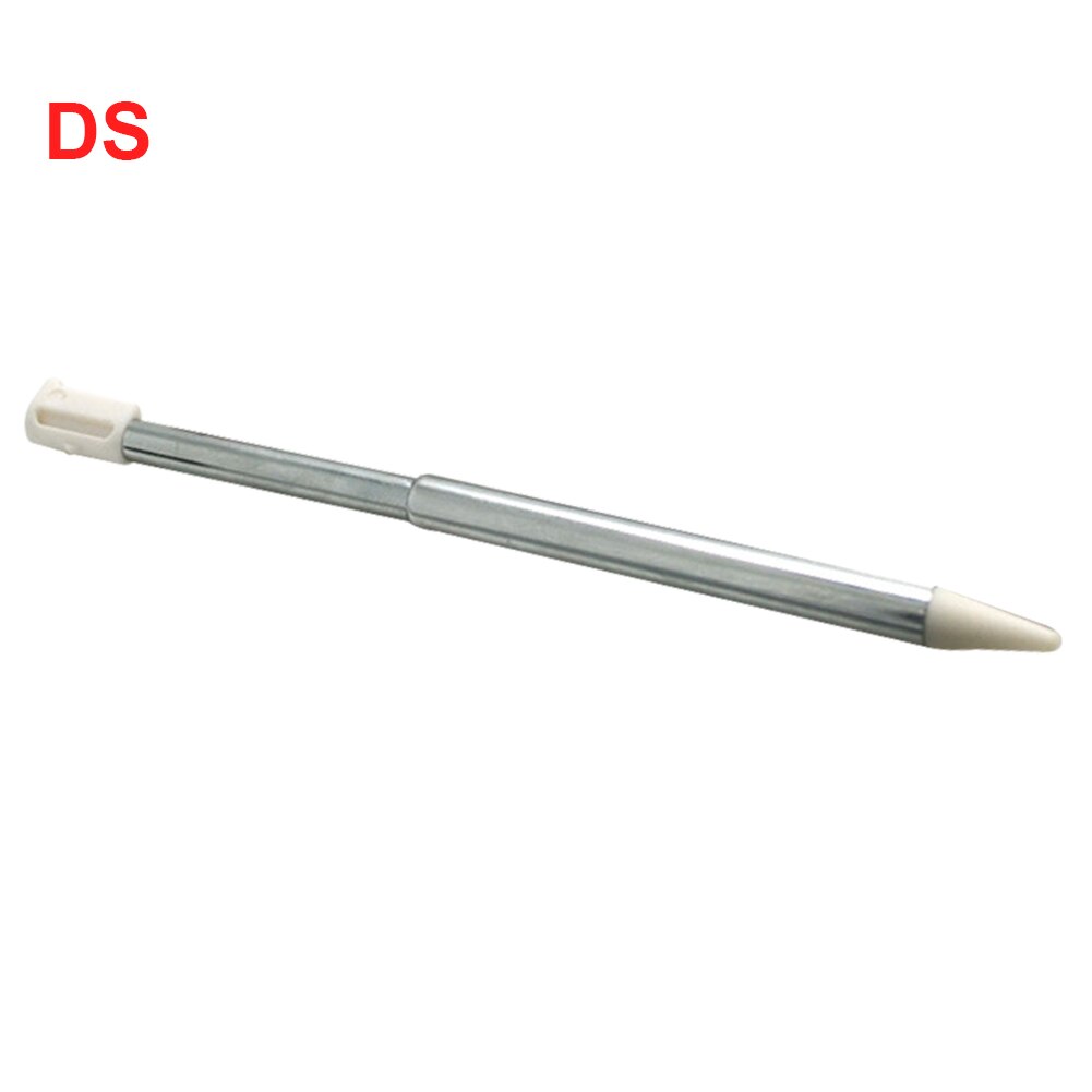 Extendable Writing Metal Game Console Stylish Stylus Pen Practical Portable Replacement Parts Durable For L I DS XL: White DS