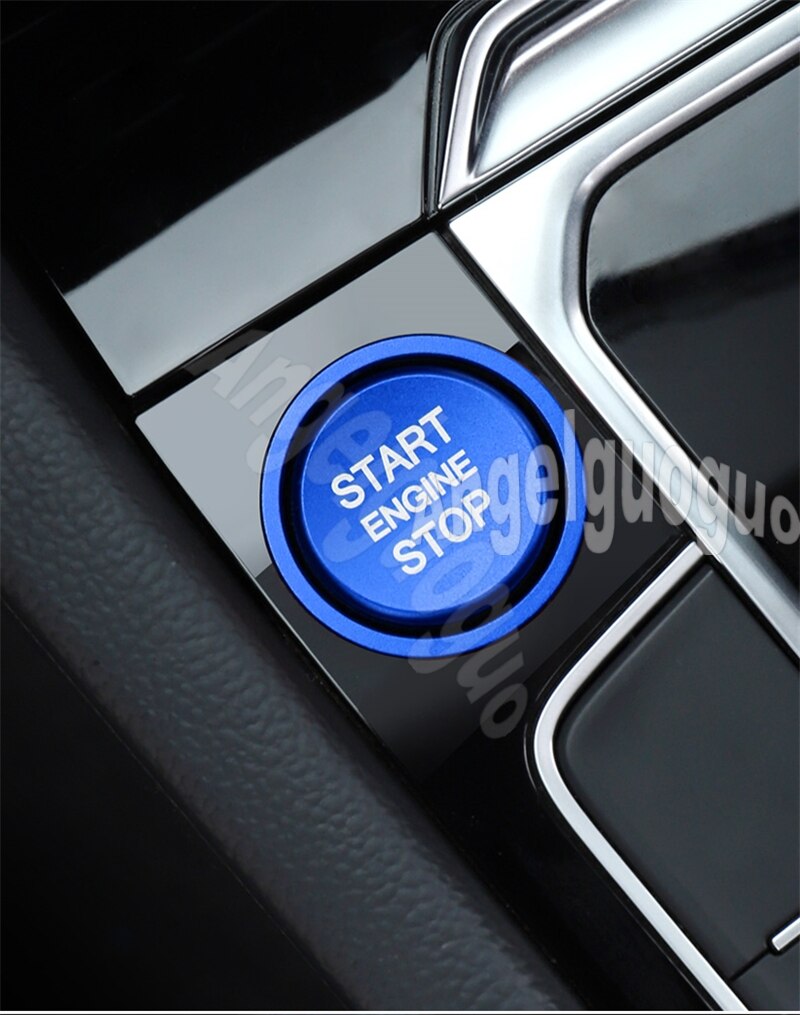 Botón de arranque de motor, cubierta de reemplazo, parada, interruptor de Accesorios para llaveros, decoración Universal para Volkswagen Golf 7 Tiguan CC Passat