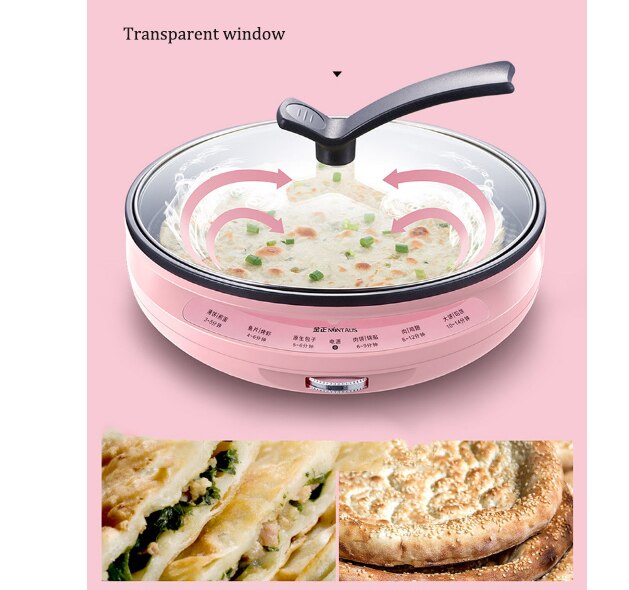 Electric Cake maker double side heating electric bake pan non-suspended automatic pancake biscuit making machine