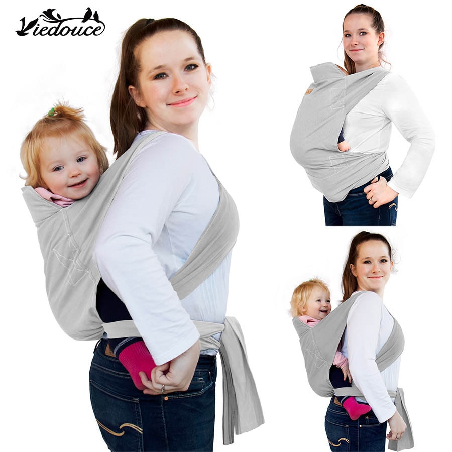 Viedouce ergonomische Ring Schlinge stoff Baby Träger wickeln Baby wickeln platte kleinkind Kleinkind puppe schulter Ring vorne träger