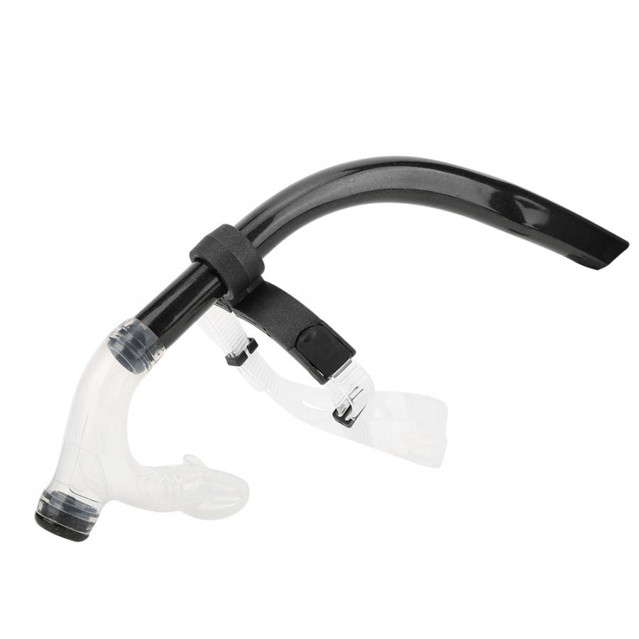 Front-loading Diving Snorkel Full Dry Underwater Breathing Tube Swimming Training Mouthpiece Scuba Tube Snorkels Accessories: Black