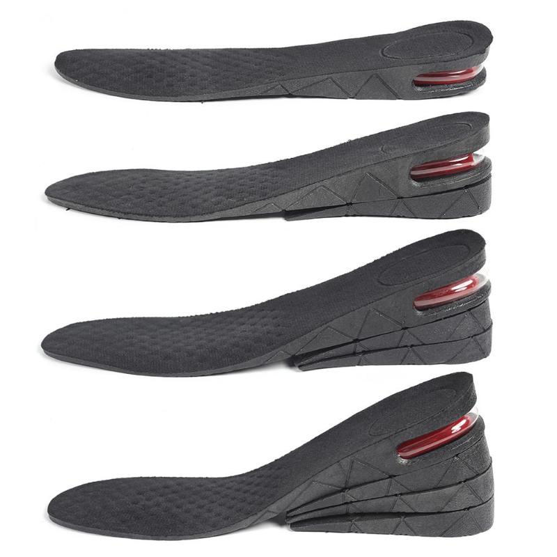 3-9cm Height Increase Insole Cushion Heightening Cushion Lift Adjustable Cut Shoe Heel Insert Taller Women Men Foot Pad