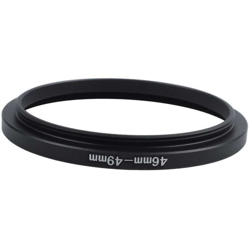 2Pcs 43Mm To 49Mm/46Mm To 49Mm Camera Filter Lens 46Mm-49Mm Step Up Ring Adapter
