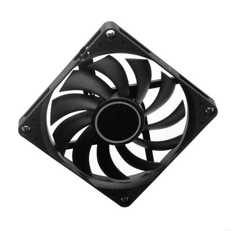 80mm wentylator chłodzący obudowę komputera PWM cichy system chłodzenia wodnego obudowa PC Cooler HB łożysko hydrauliczne 12v