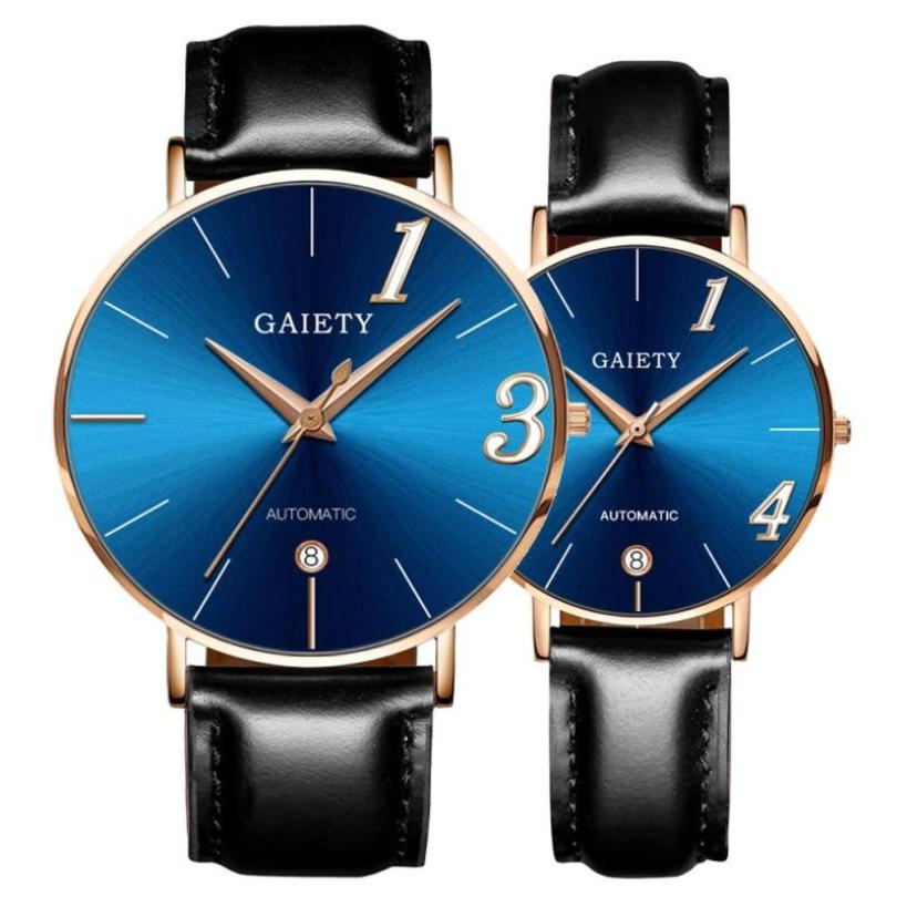Couple montres haut célèbre femmes hommes amoureux montre femme mâle horloge Quartz montre pour amoureux # D
