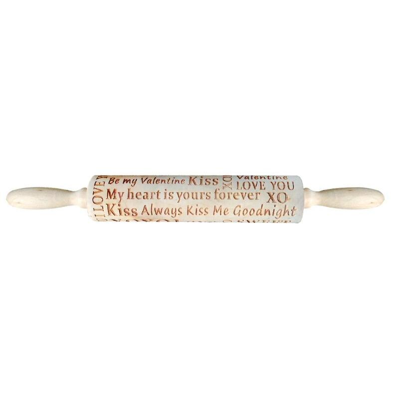 Cute Animal Wood Embossing Rolling Pin for DIY Baking Cookies Noodle Biscuit Fondant Cake Dough Engraved Roller: 02