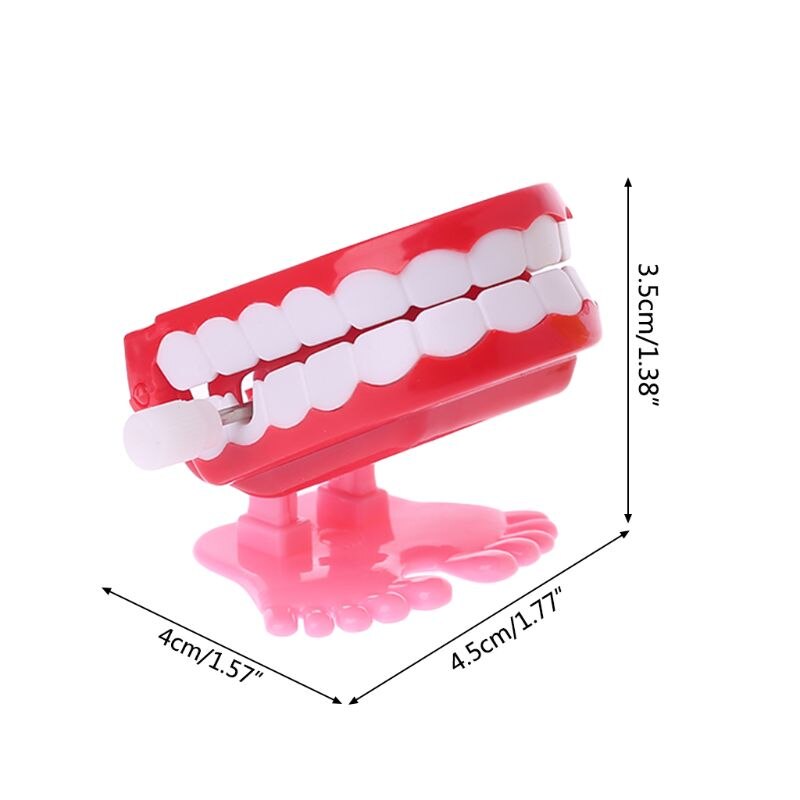 Novità scherzo Giocattoli di Movimento A Orologeria Salto Protesi Del Capretto Giocattoli Educativi Dentista desktop di Decorazione Regali Di Natale