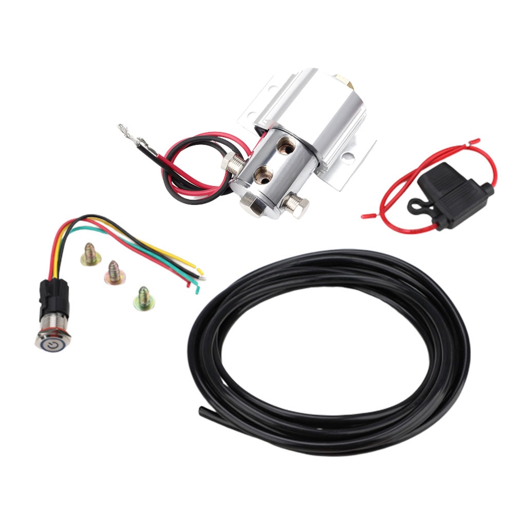 DC 12-24V Universal Brake Line Lock Kit Fits for Ford 1/8-27 NPT