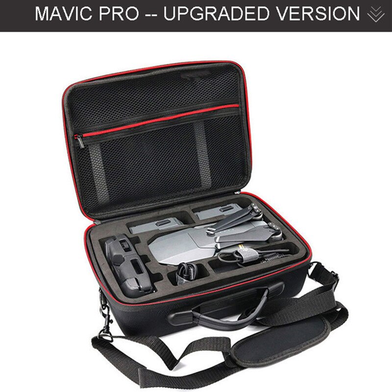 Anordsem Hardshell Waterproof Drone Bags Carry Case Portable Storage Box Shell With Shoulder Strap For DJI MAVIC PRO