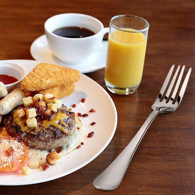 Dinner Forks, Heavy-duty Stainless Steel Dinner Forks Set of 8