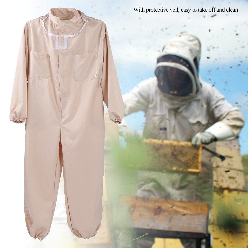Apicultura miel protección apicultura protección de cuerpo completo chaqueta bata traje granja herramientas de abeja