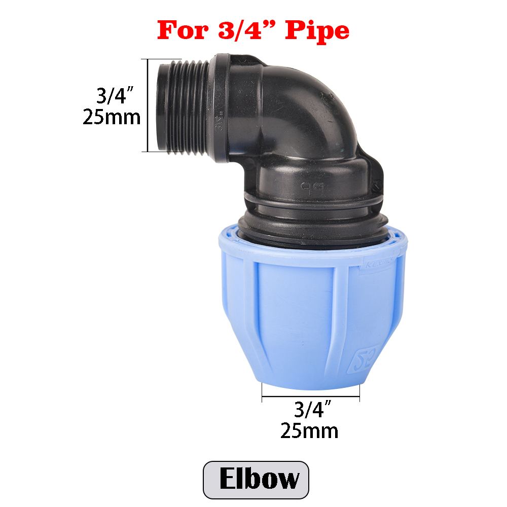 Regenfass-passend zu anschließen OD 20/25/32 mm PE-Rohrverbinder-Adapter für Wassertanks, Aquarien, Wannen, Schwimmbecken: Lila
